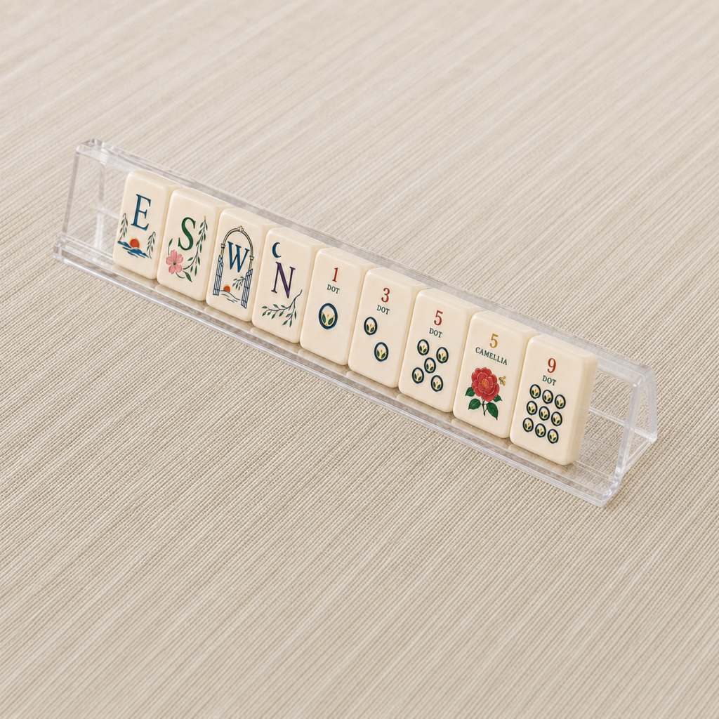Warm Ivory Acrylic with a Subtle Engraved Back