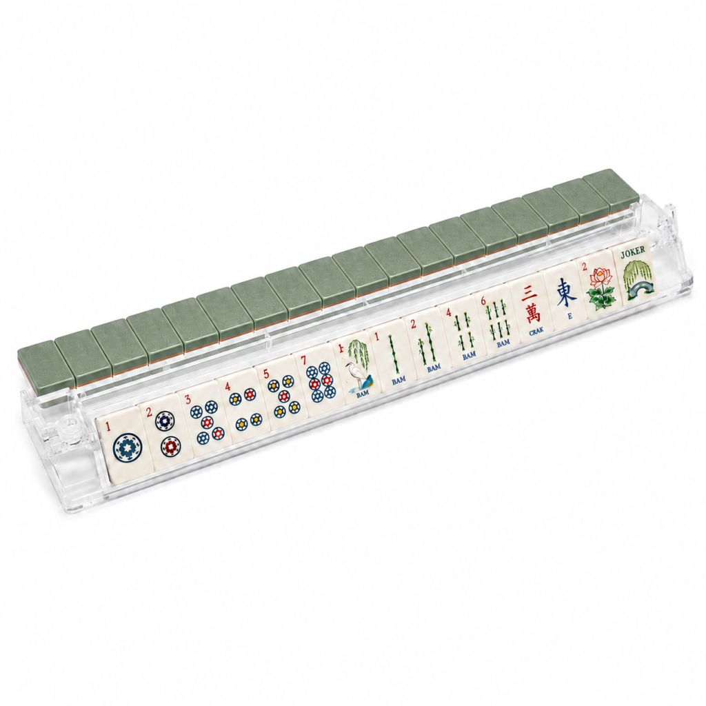 Botanical Artwork with Clear American Mahjong Identification