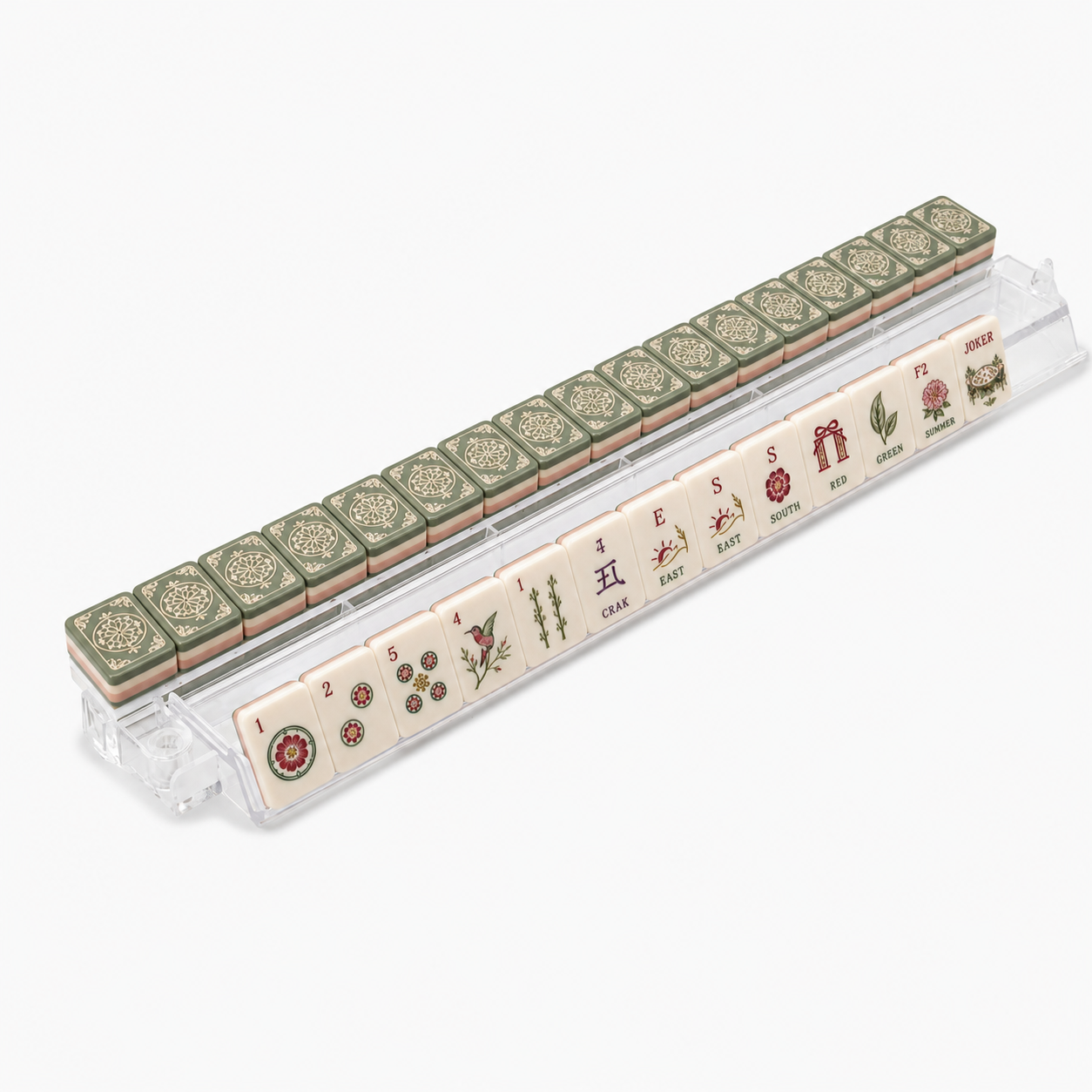 Blue Porcelain American Mahjong complete tile collection