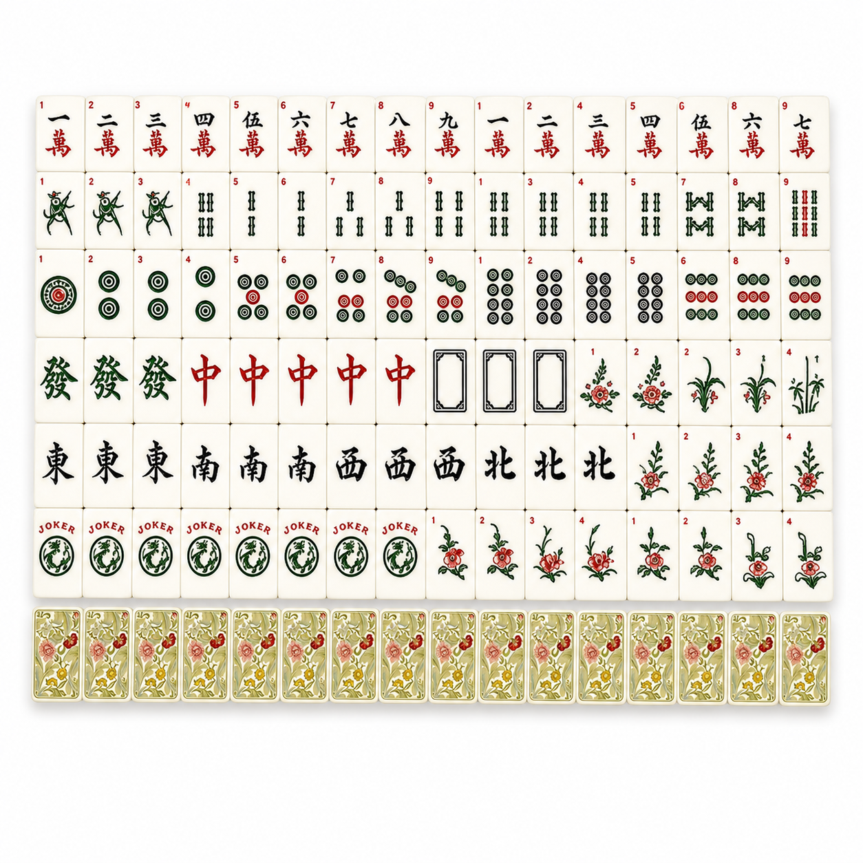 Botanical Heritage complete 160-tile collection