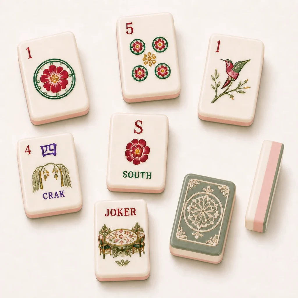 Soft Garden Custom American Mahjong Set
